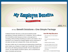 Tablet Screenshot of myemployeebenefits.co